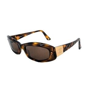 Chanel 5014 c.502/93 Brown Tortoise Shell Rectangular Sunglasses with Case VTG